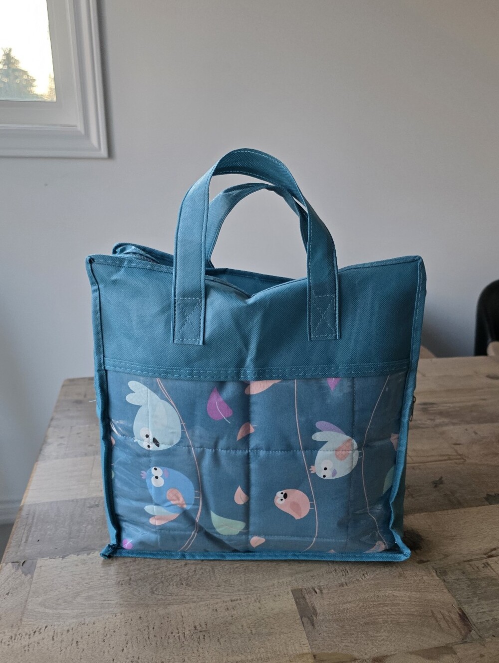 Chandelli Jr Birds Kids Weighted Blanket 7 lb 41 x 60" Cotton Sensory Blanket